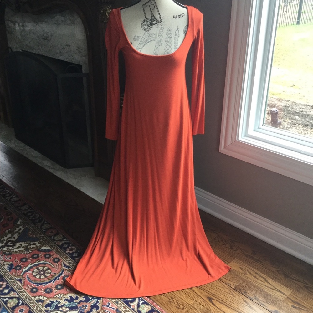 Blue Life dress in Coral, XS soft jersey